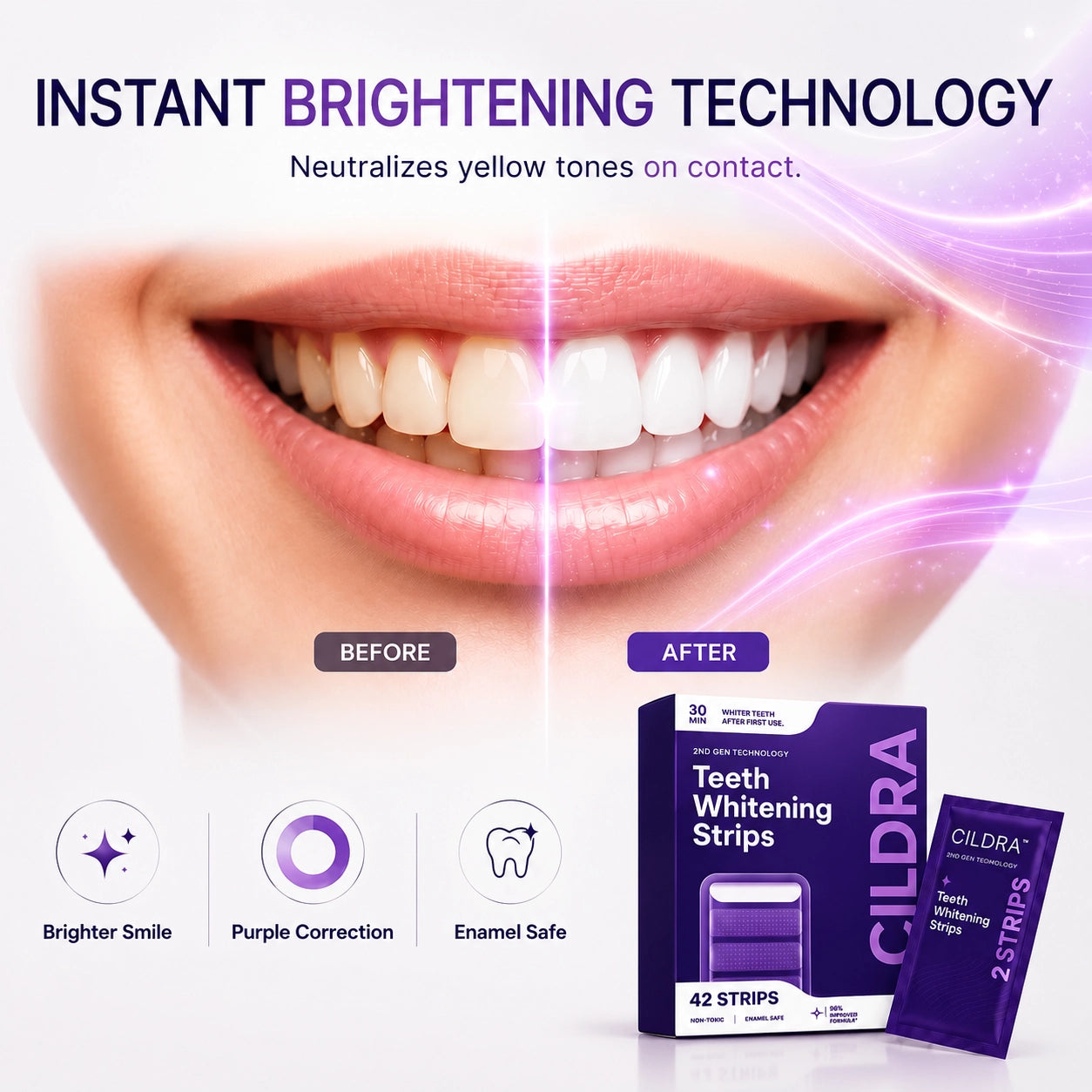 CILDRA™ Purple Whitening Strips